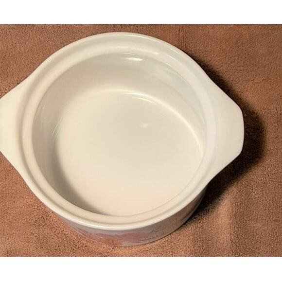 Vintage Japanese Galleria Collection Stoneware Ramekin Crock w/Lid - Picture 3 of 7